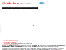 Tablet Screenshot of christianbobet.com